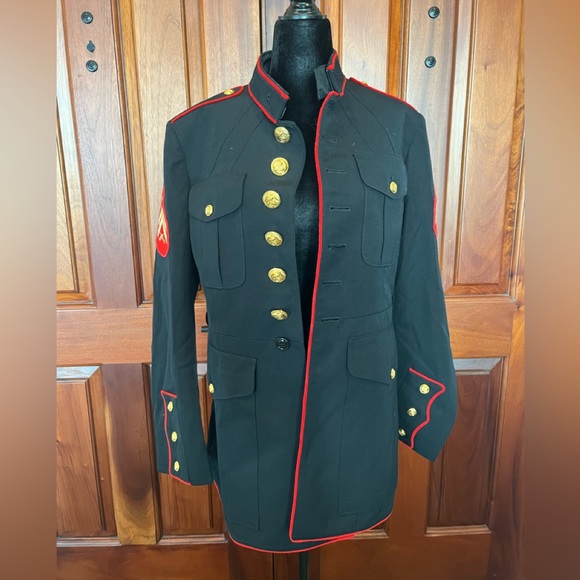 crown clothing company Other - US Marine Corps Service Dress Uniform Jacket Coat 40S Crown clothing co.